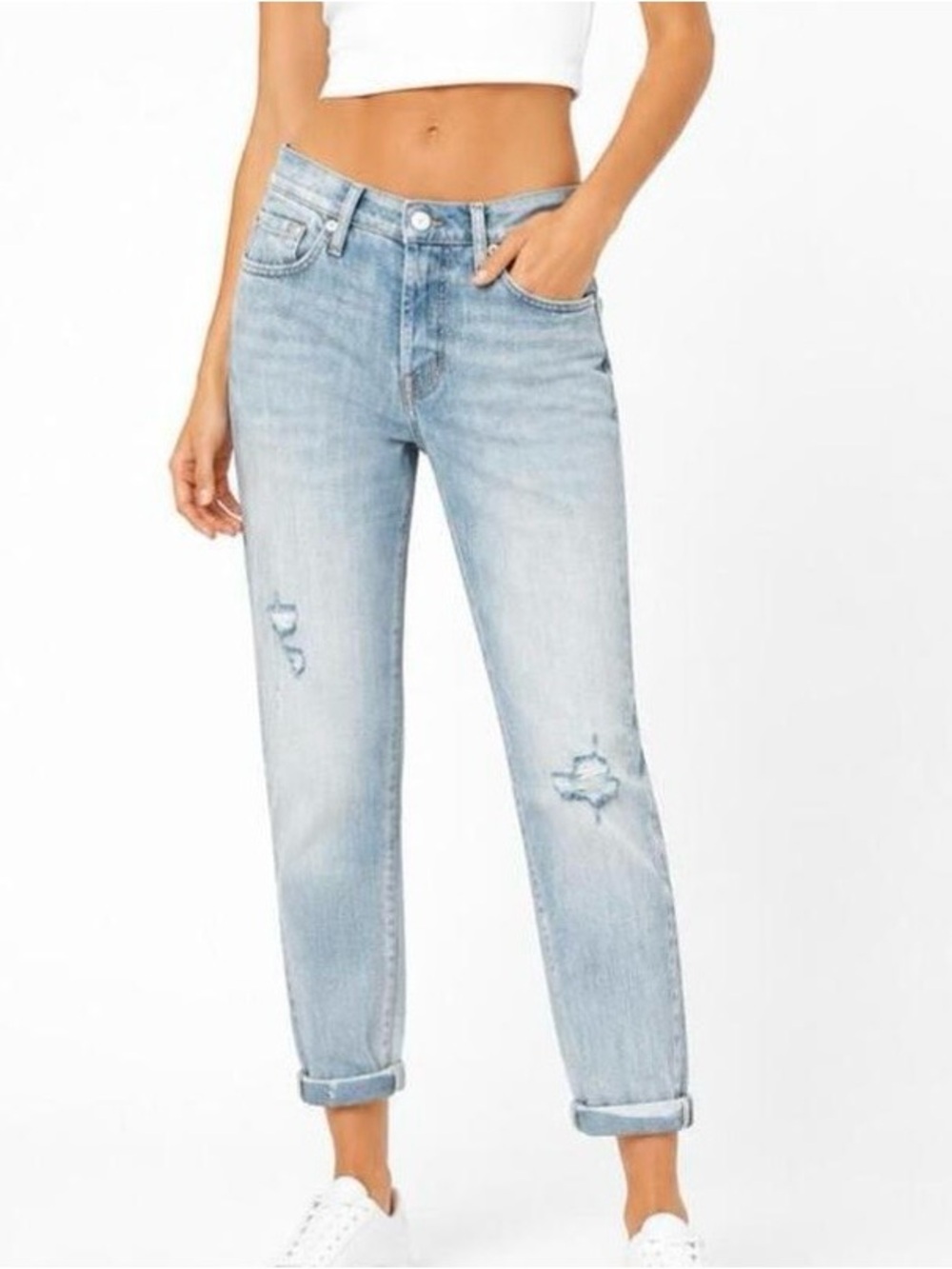 7 For All Mankind Josefina Slim Boyfriend Jeans